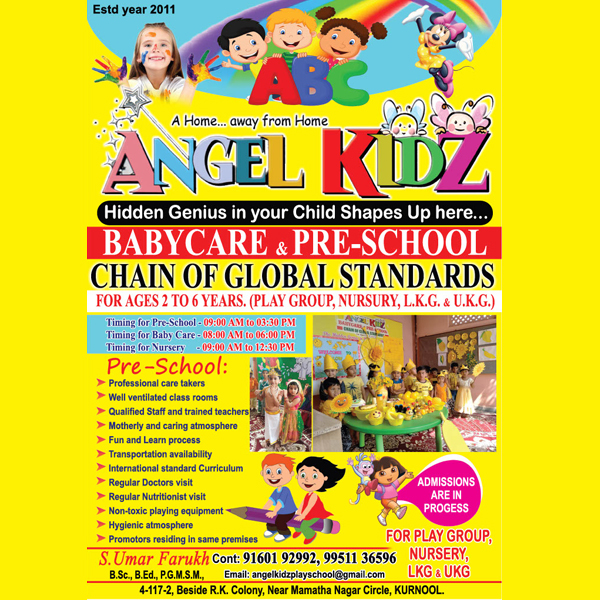 Best Playschool in Kurnool